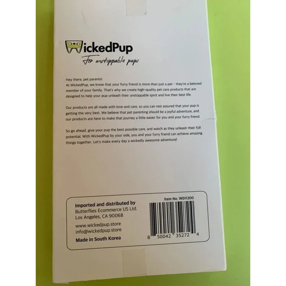 WICKEDPUP Pet Booties for Dogs & Cats, 36ct | Disposable Socks to Prevent Lickin